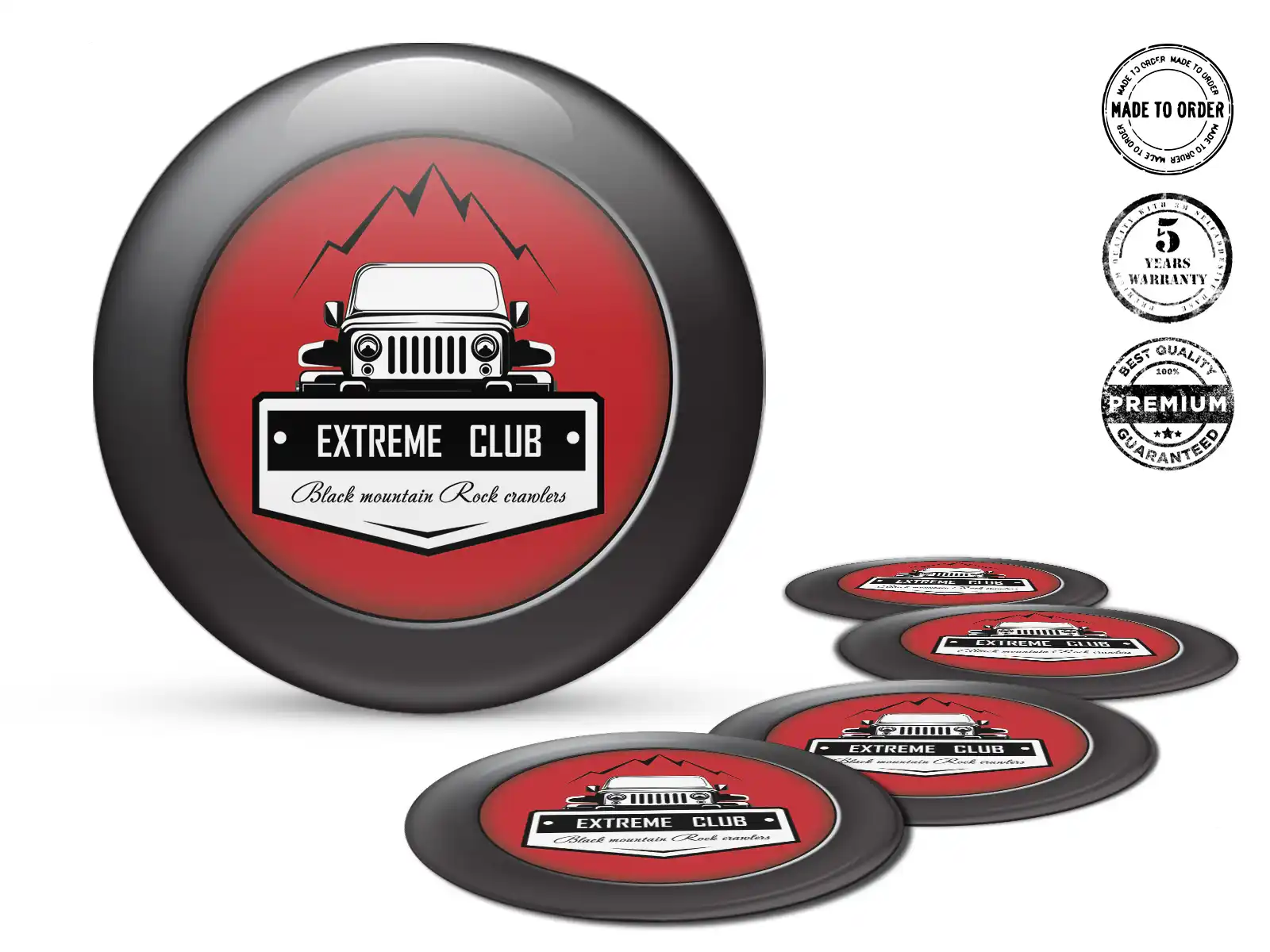 Emblema Tuning Rueda Cúpula Racing Limitada
